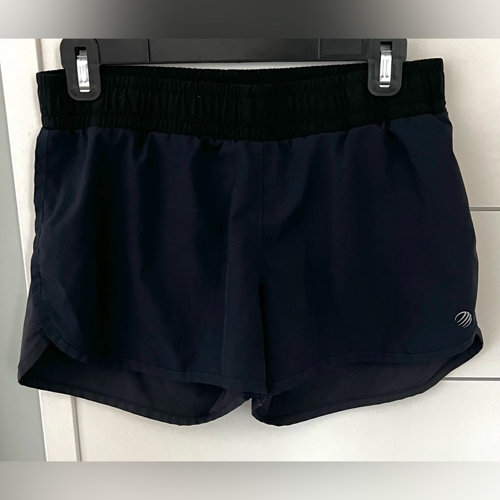 MPG Women's Black Athletic Shorts with Elastic Waistband